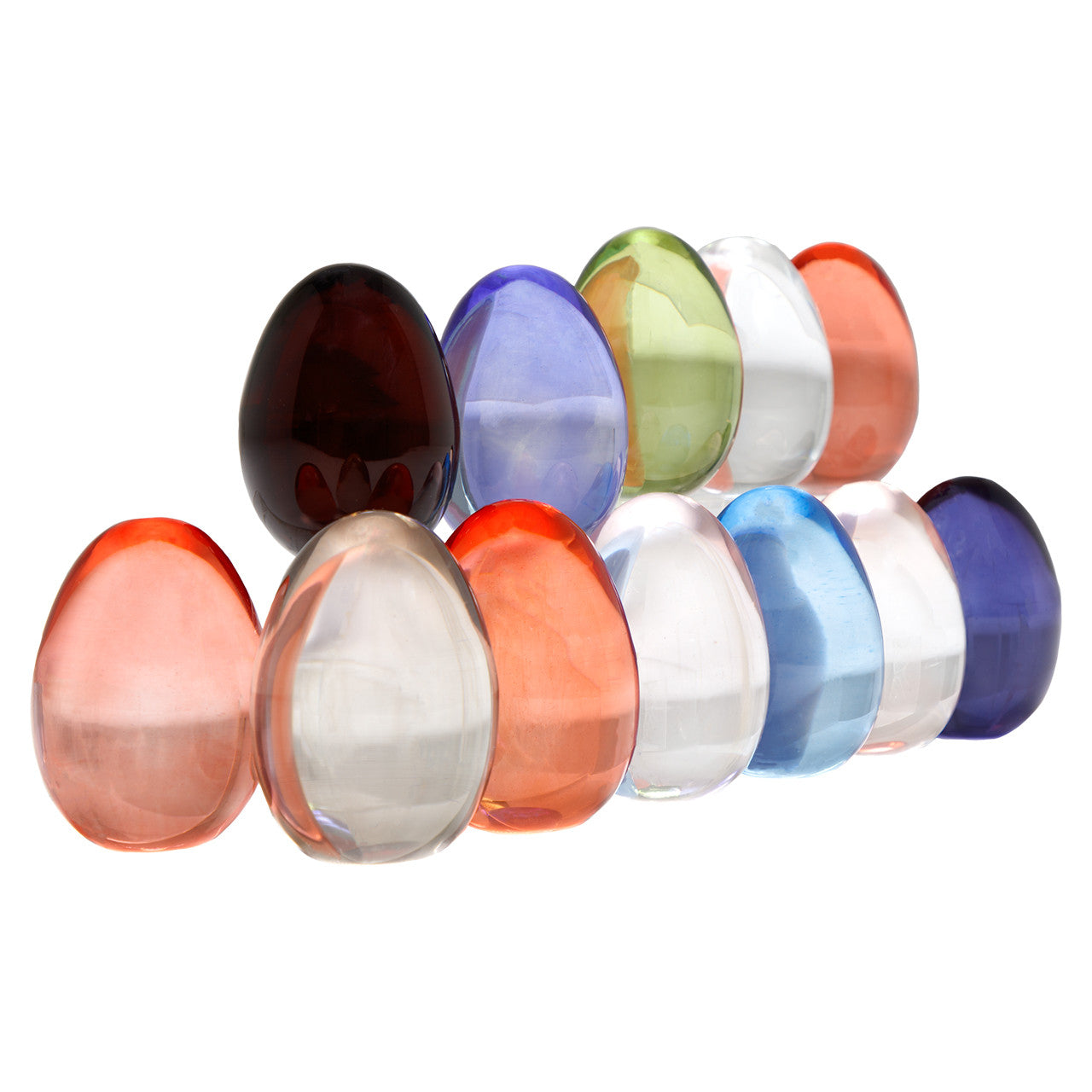 Chroma Acrylic Eggs - Set of 12