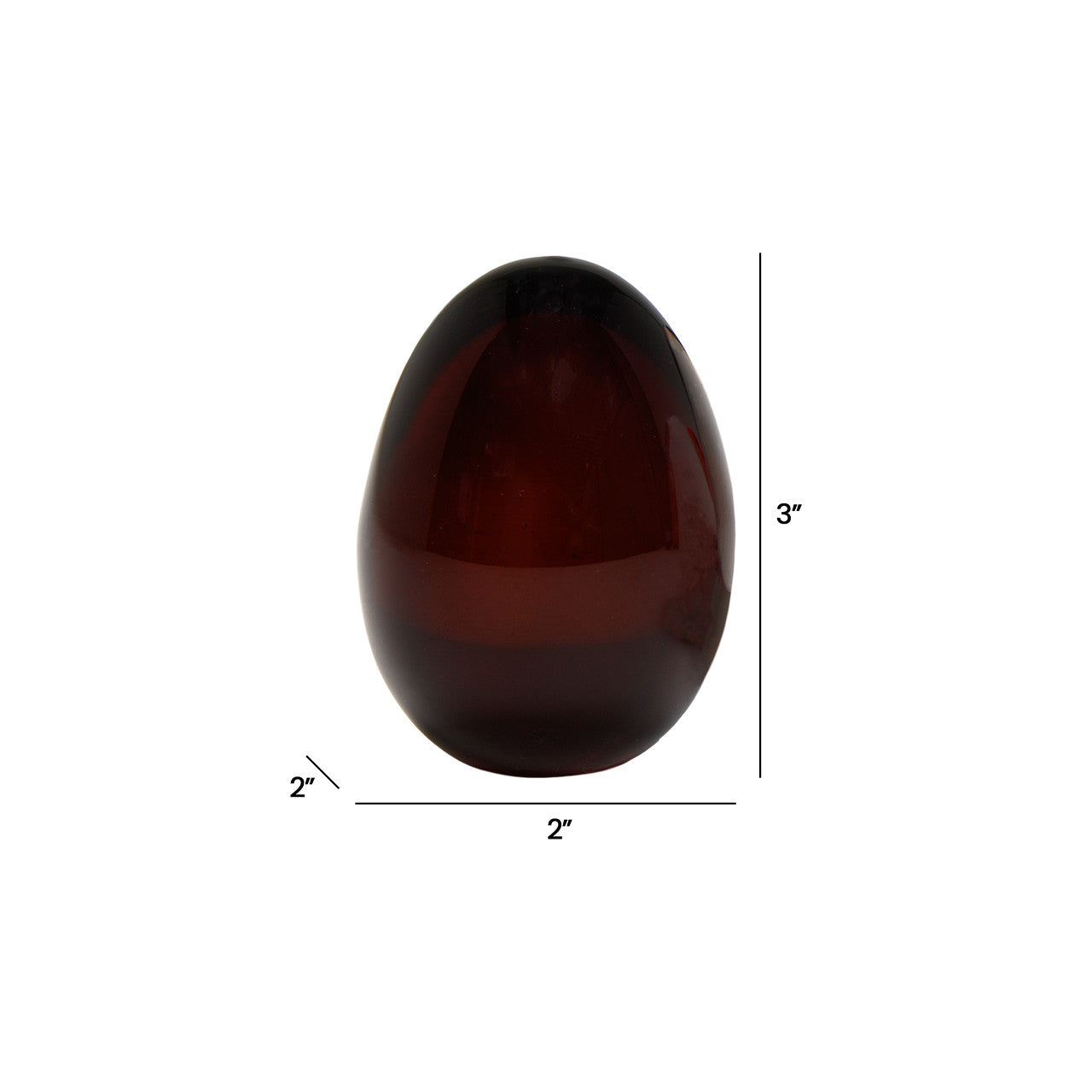 Chroma Acrylic Eggs - Set of 12