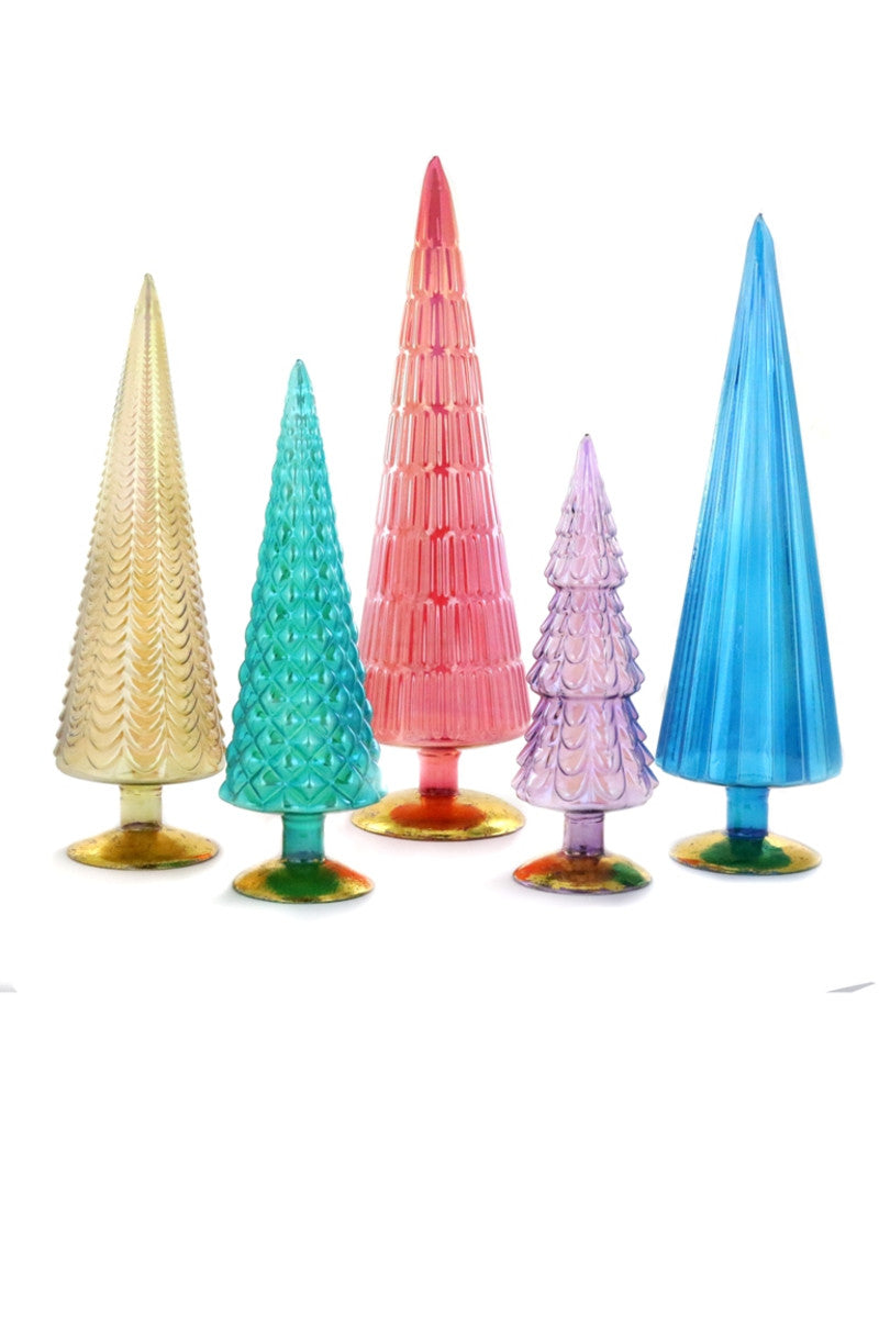 Iridescent Glass Trees
