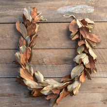 Load image into Gallery viewer, Dried-Look Magnolia Leaf Garland
