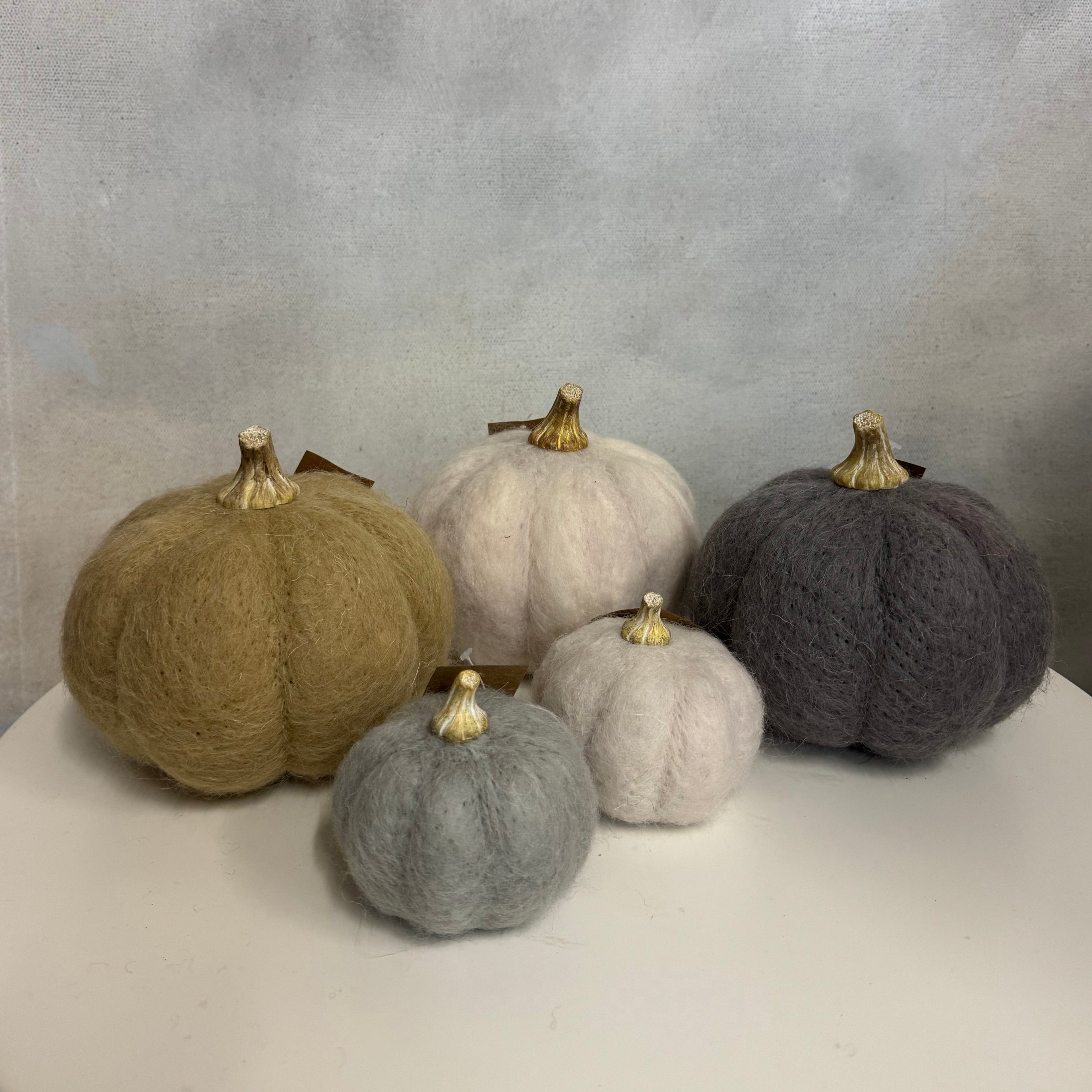 Felt Pumpkins