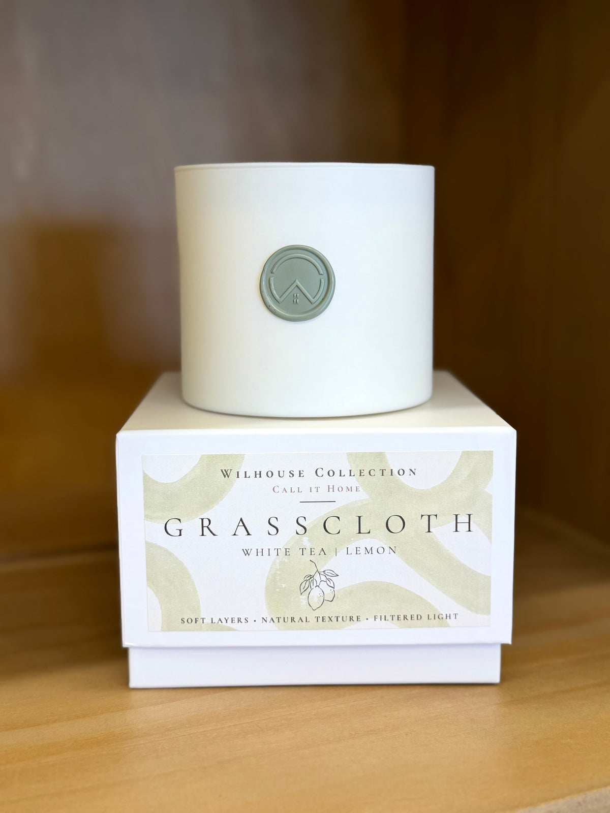 Grasscloth - Call It Home Collection, 18oz Candle