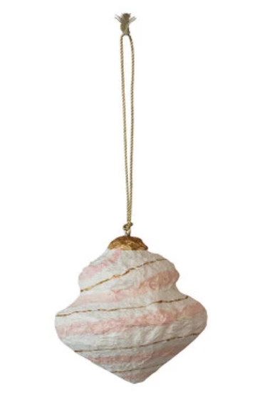 Handmade Paper Mache Ornament