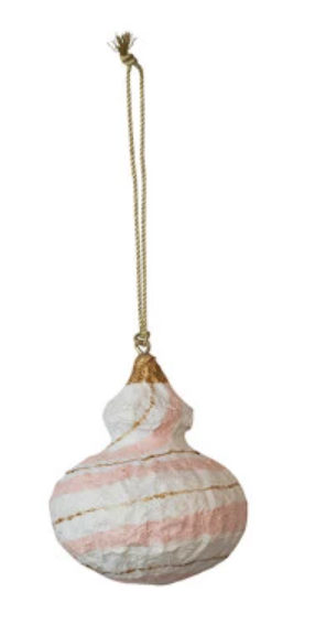Handmade Paper Mache Ornament