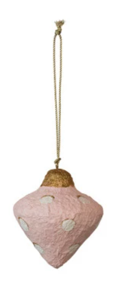 Handmade Paper Mache Ornament