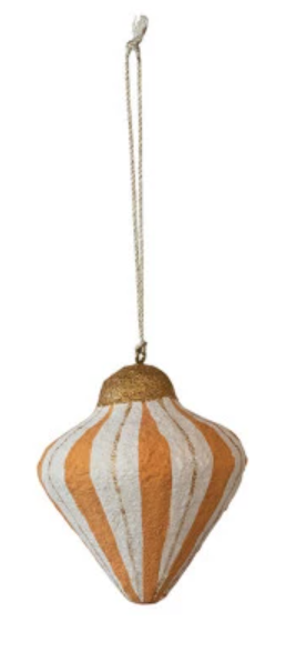 Handmade Paper Mache Ornament