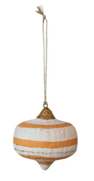 Handmade Paper Mache Ornament