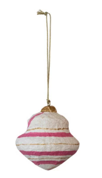 Handmade Paper Mache Ornament