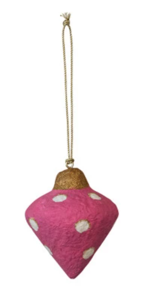 Handmade Paper Mache Ornament