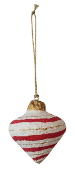 Handmade Paper Mache Ornament