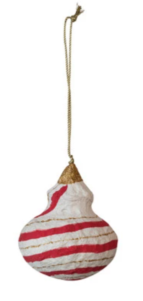 Handmade Paper Mache Ornament