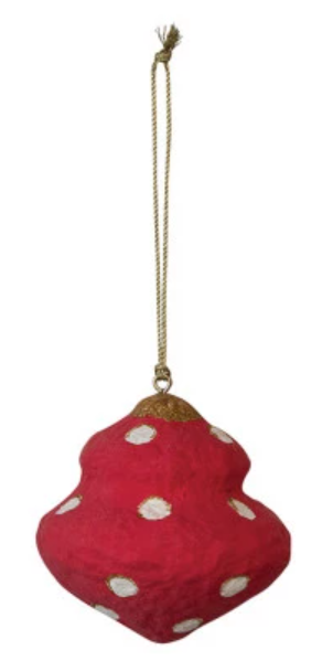Handmade Paper Mache Ornament