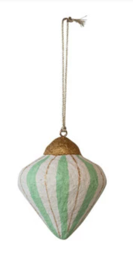Handmade Paper Mache Ornament
