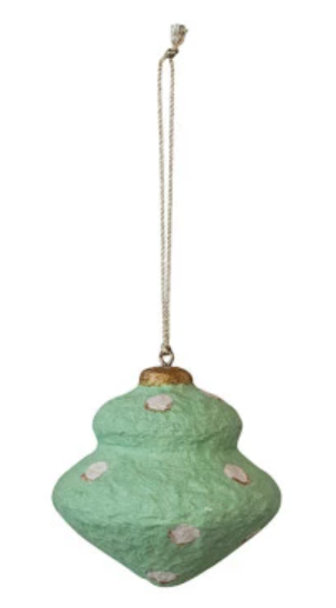 Handmade Paper Mache Ornament