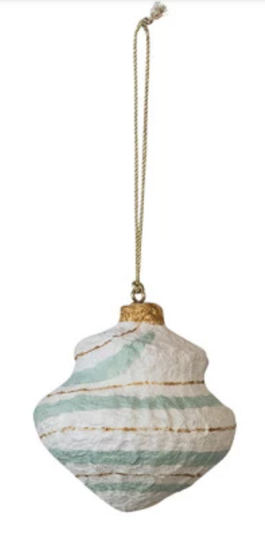 Handmade Paper Mache Ornament