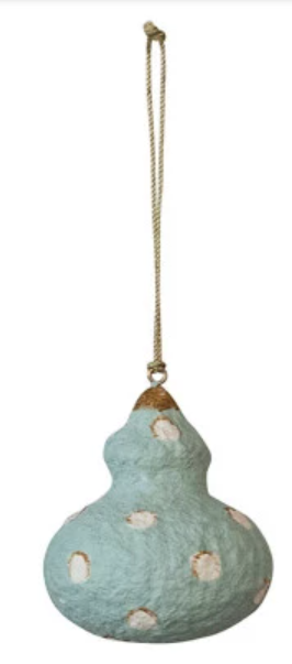 Handmade Paper Mache Ornament