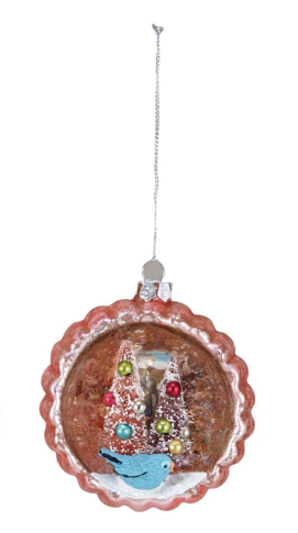 Glass Diorama Ornament, 2 Styles
