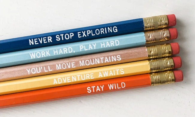 Charming & Cheeky Pencil Set