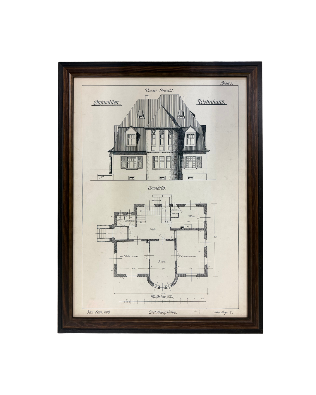 Handrawn Architectural Art - Piece 1