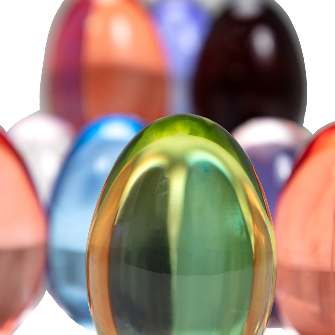 Chroma Acrylic Eggs - Set of 12