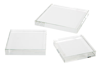 Square Crystal Risers