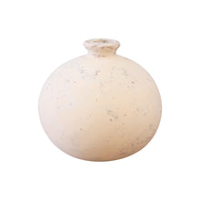 Load image into Gallery viewer, High Terracota Vase Round Off White
