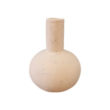 Load image into Gallery viewer, High Terracota Vase Round Off White
