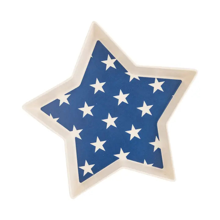 Blue Star Reusable Bamboo Serving Tray