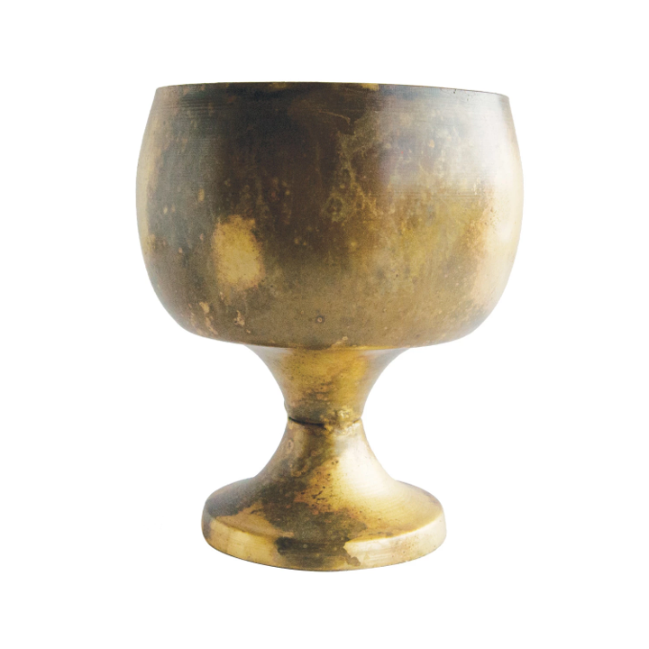 Metal Footed Bowl