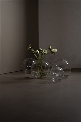 Glass Pebble Vases