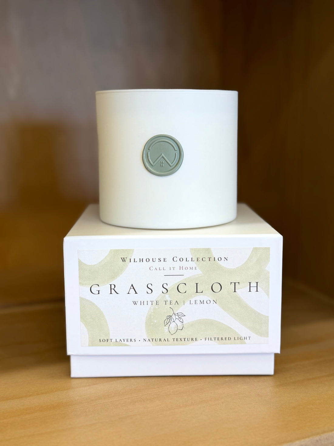 Grasscloth - Call It Home Collection, 18oz Candle