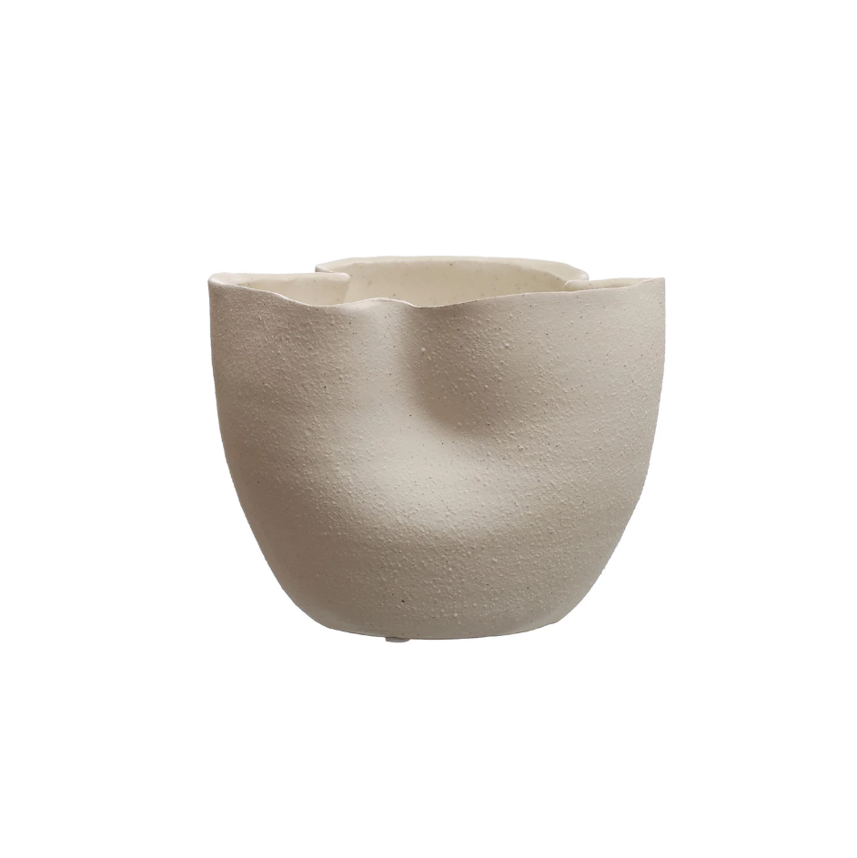 reactive glaze plant pot Stoneware Ruffled Planter, Reactive Glaze – Wilhouse Collection