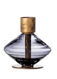 Blown Glass Taper Candle Holders
