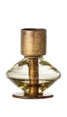 Blown Glass Taper Candle Holders