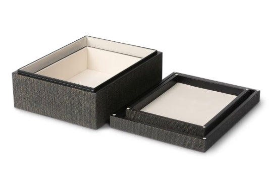 St. Tropez Decorative Boxes - Seal Brown