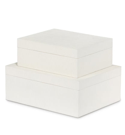 St. Tropez Decorative Boxes - Silk Linen