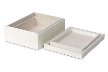 St. Tropez Decorative Boxes - Silk Linen