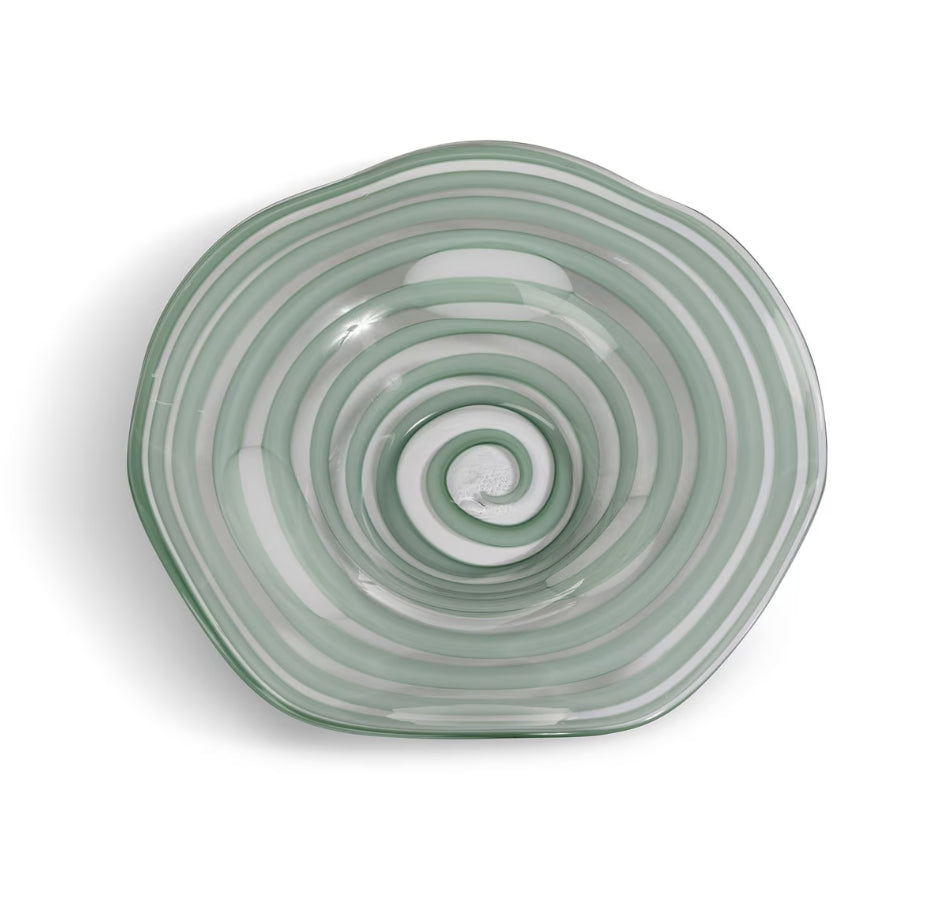 Everly Glass Decorative Plate