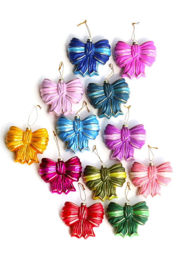 Satin Bow Ornaments