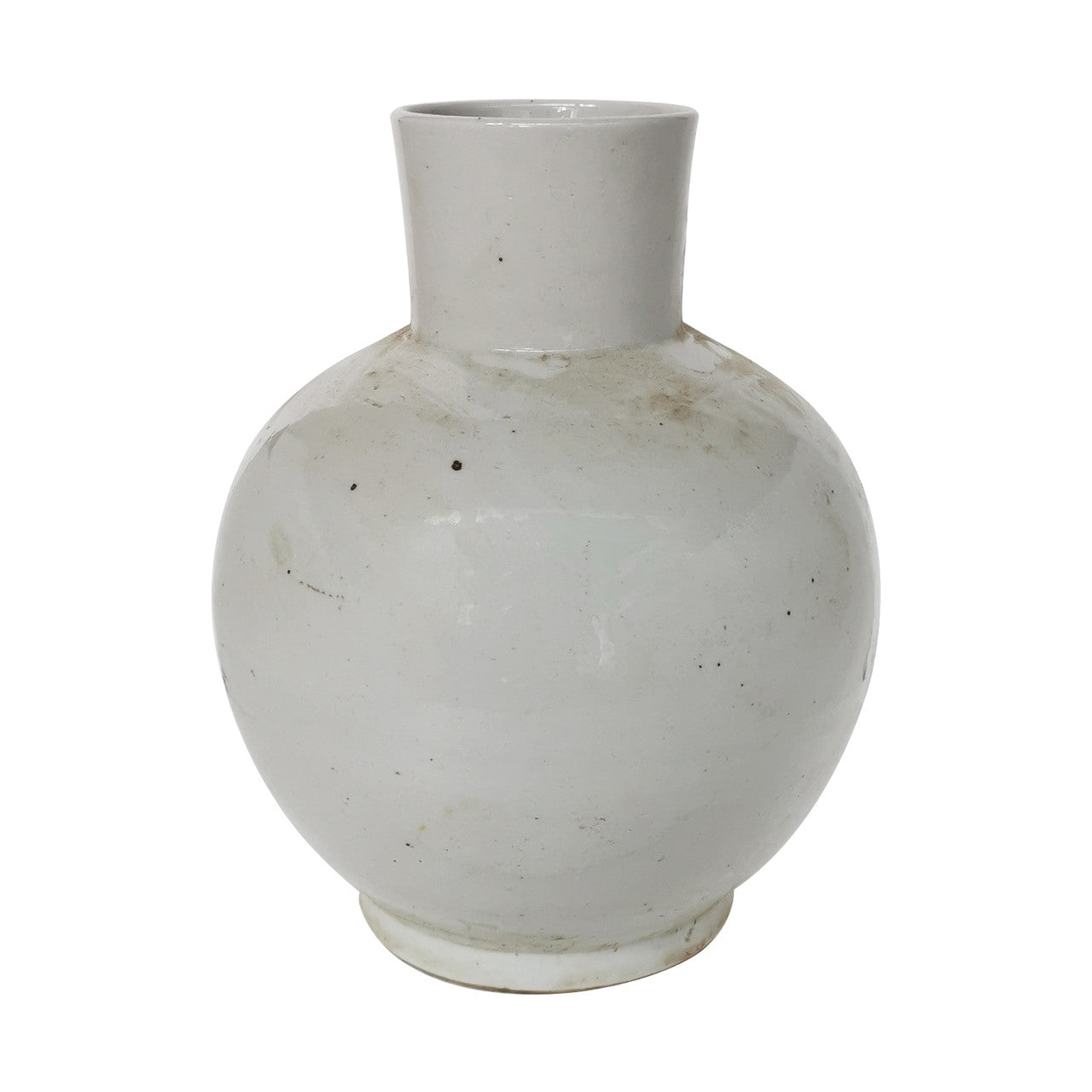 Busan White Balloon Vase