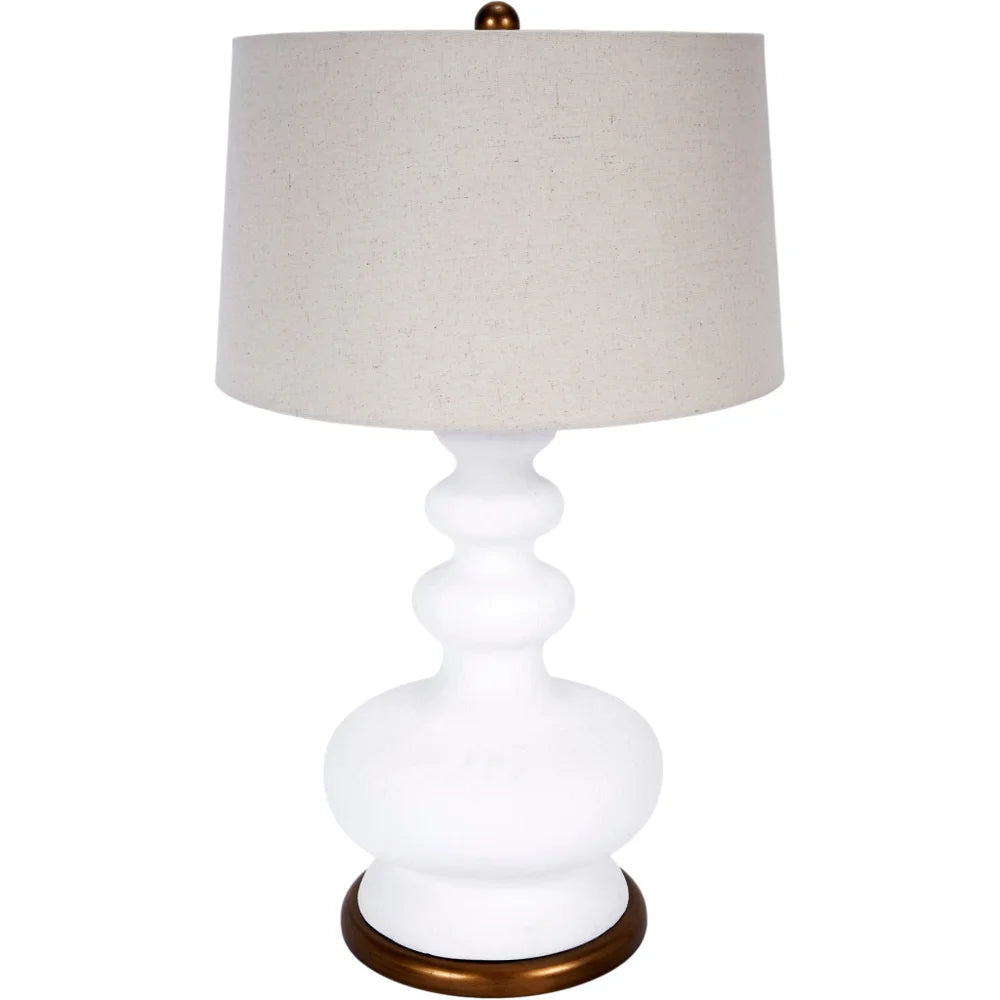 Whitley White Gesso Lamp