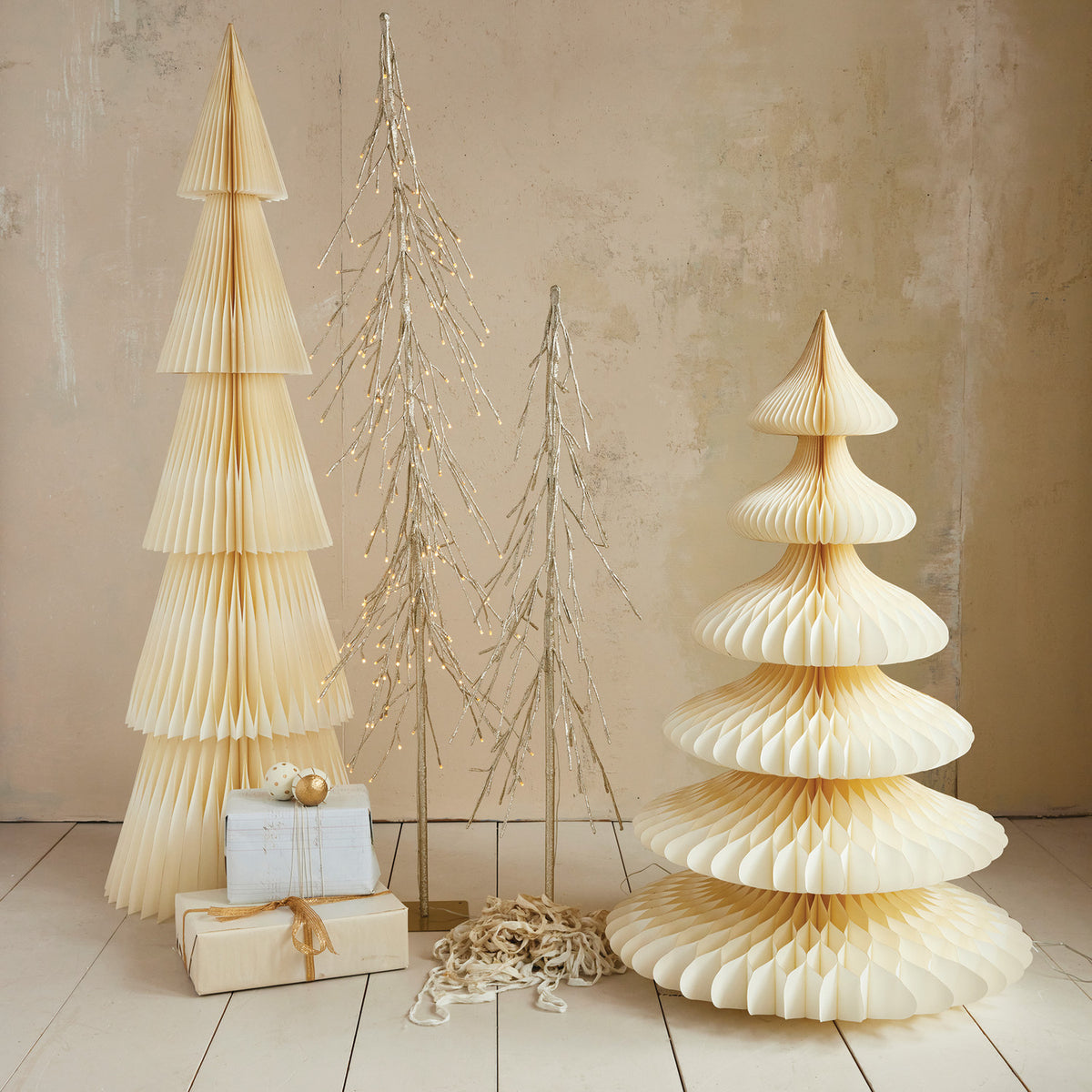 Pre-Lit Plastic LED Tree