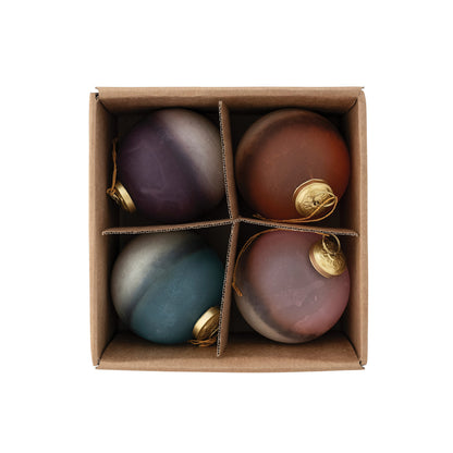 Metallic Ombre Ball Ornaments Set