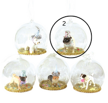 Load image into Gallery viewer, Dog Globe Ornament
