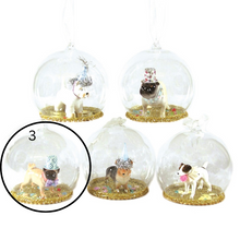 Load image into Gallery viewer, Dog Globe Ornament
