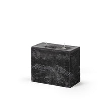 Load image into Gallery viewer, Rectangle Pillar Candle with Gold Tray
