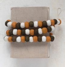 Load image into Gallery viewer, 72&quot;L Wool Felt Ball Garland
