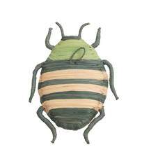 Load image into Gallery viewer, 6&quot; Woven Green Bug
